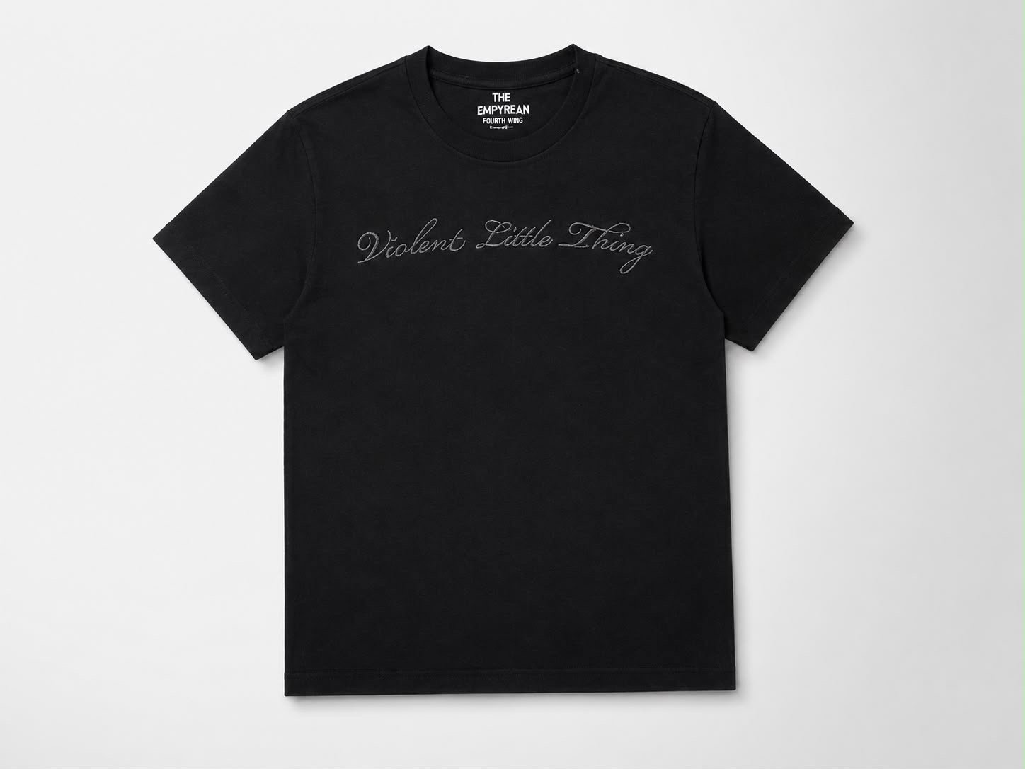 Playera Negra Empyrean Violent Little Thing Talla S NUEVA