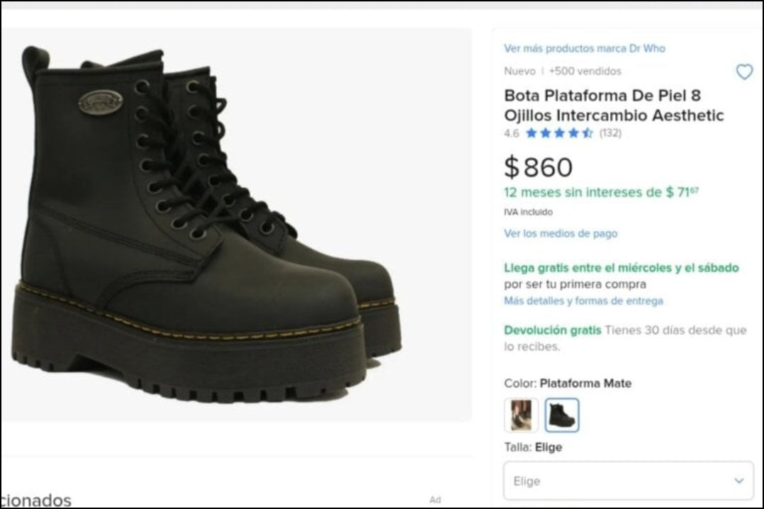 Bota corte vacuno marca Dr Who calzado mexicano 