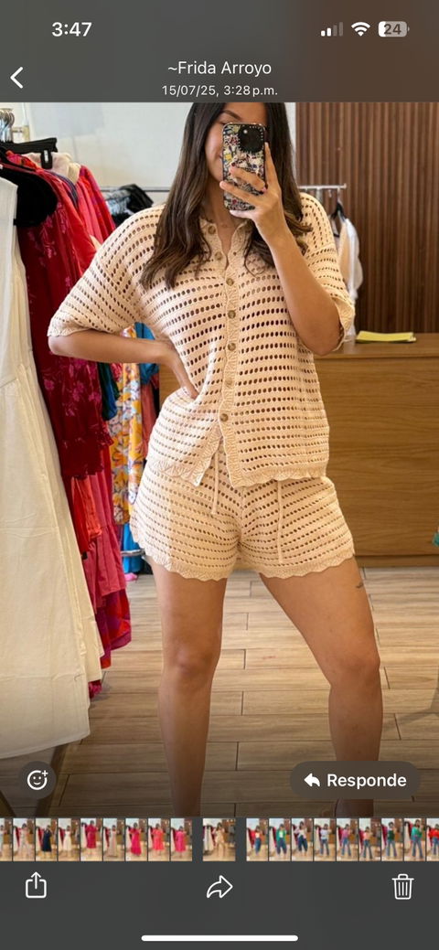Set tejido nuevo