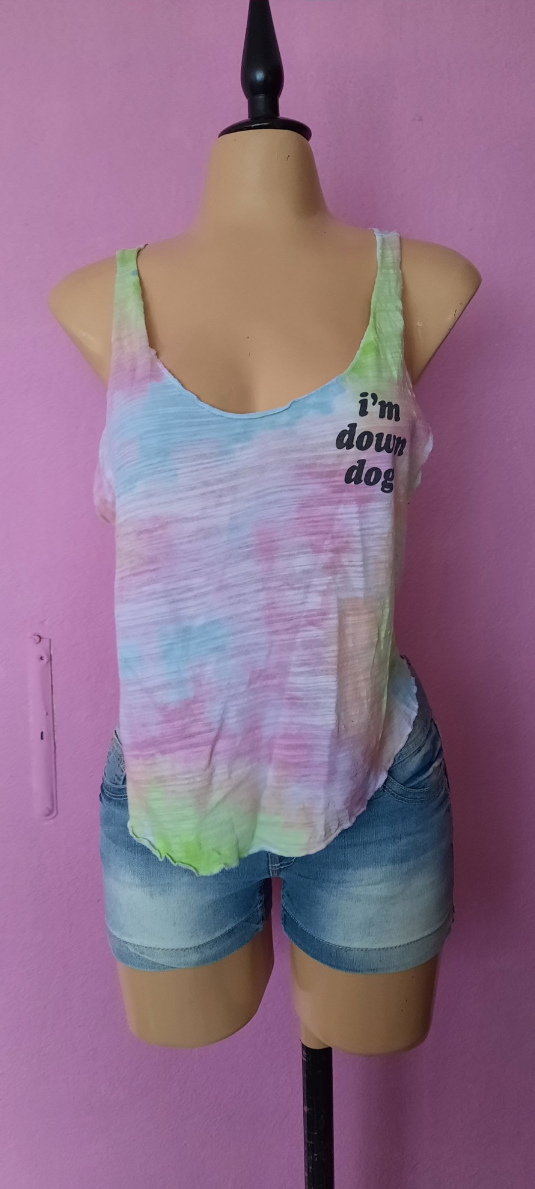 Tank Top Multicolor PINK Talla L