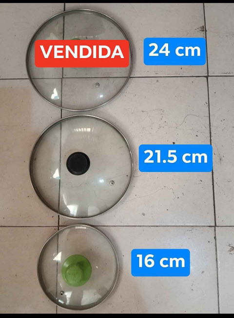 Tapas de vidrio para olla sartén