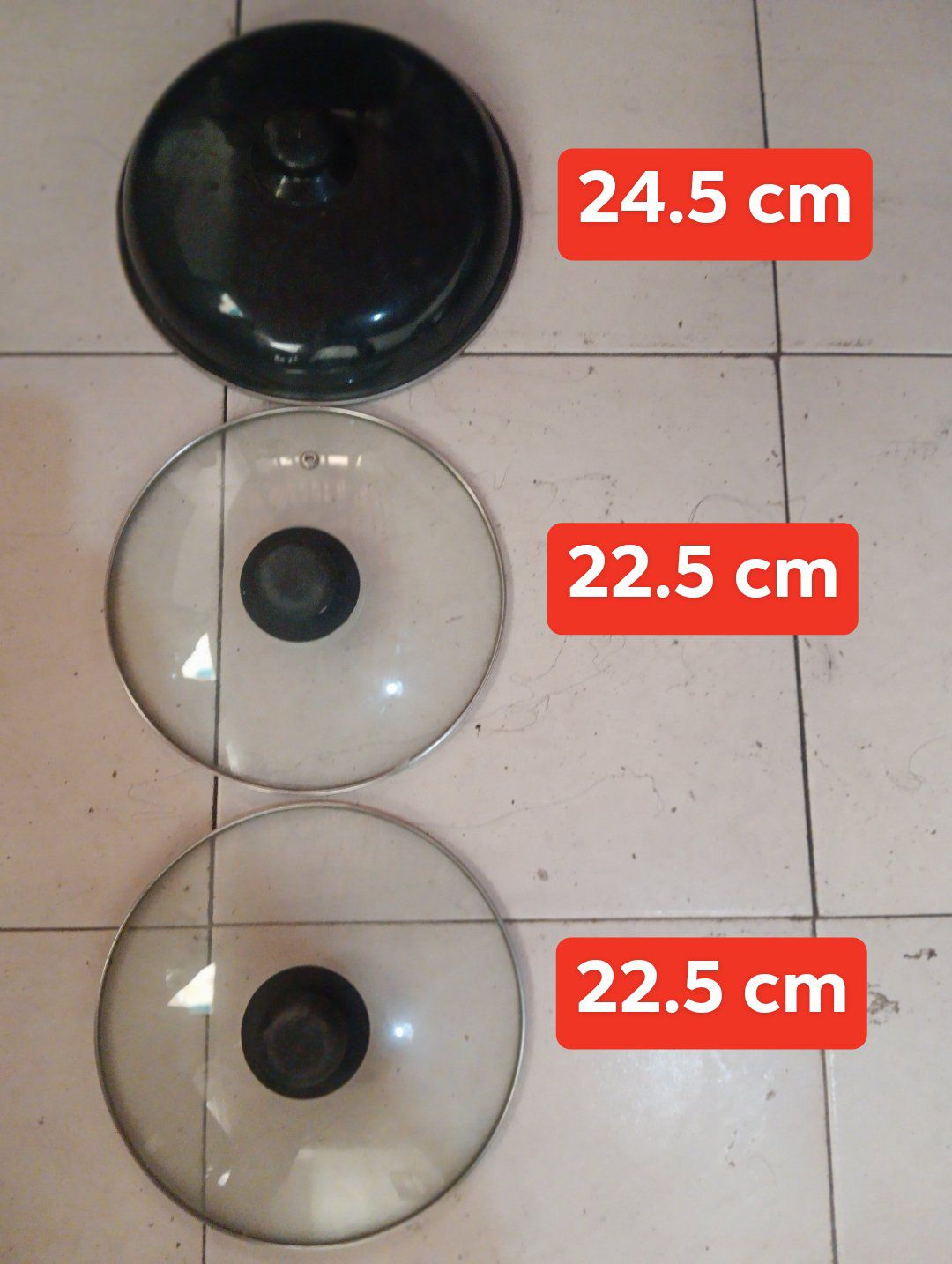 Tapa de vidrio para olla sartén