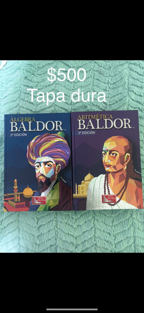 Libros Baldor: Álgebra y Aritmética 3ª Edición Tapa Dura