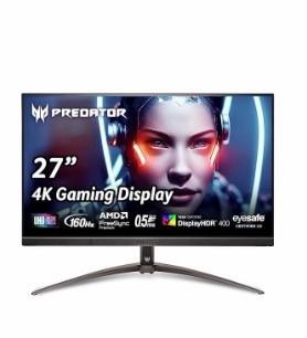 Monitor Gaming 27" 4K 160Hz Predator con Freesync