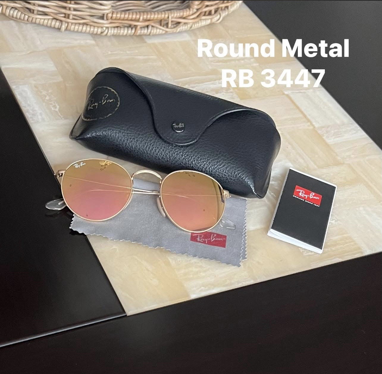 Lentes Rayban RB 3447 con estuche y certificado