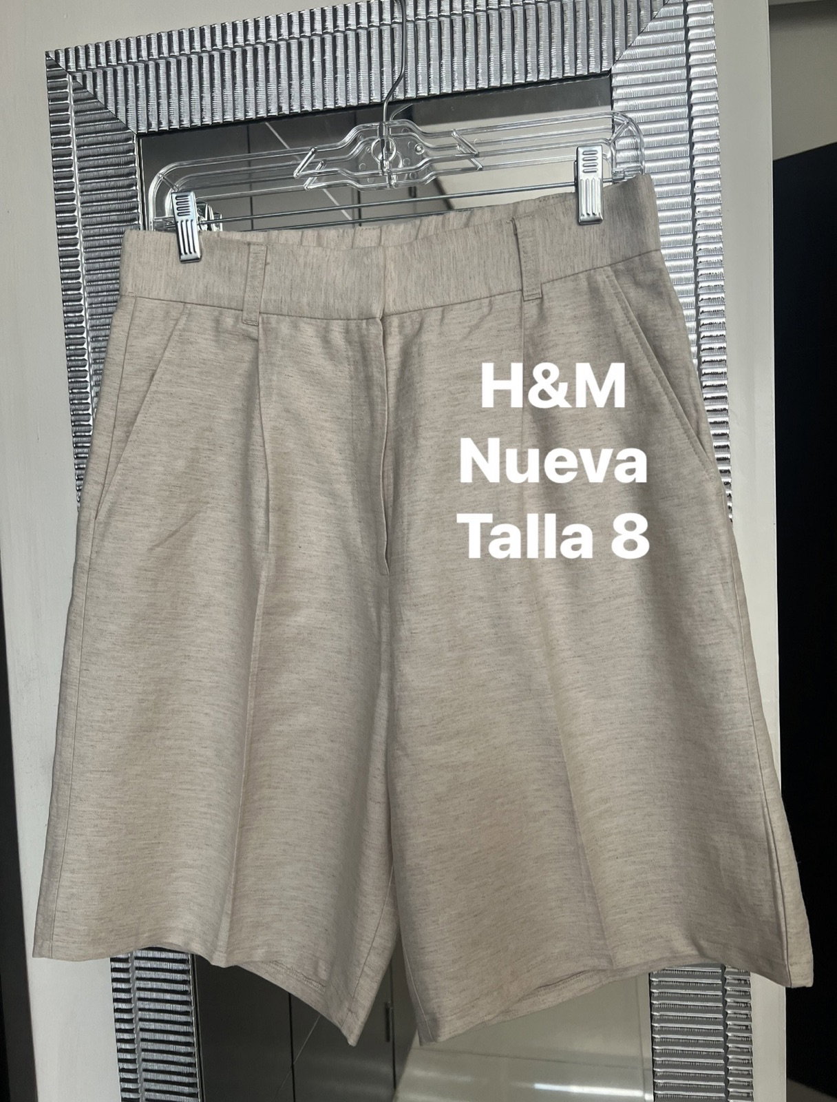 Pantalones cortos H&M nuevos, talla 8-M