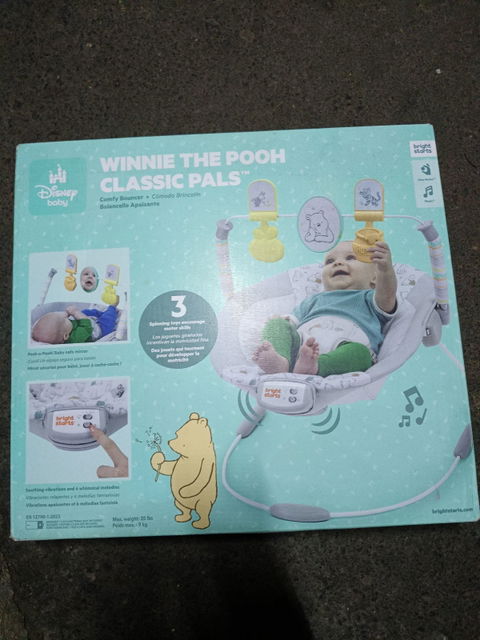 Sillita vibradora para bebé Winnie the Pooh Classic Pals