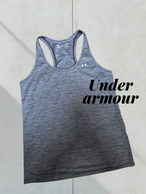 Tank Top Gris Jaspeado Under Armour Talla M