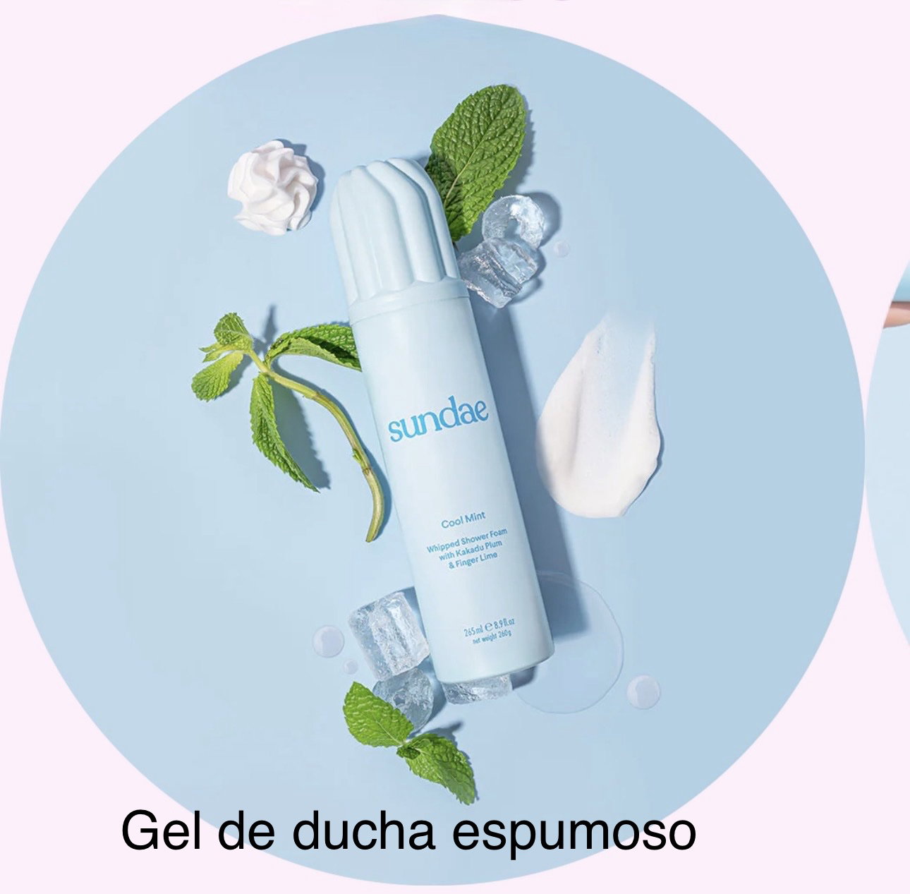 Gel de ducha espumoso Sundae Cool Mint 265 ml