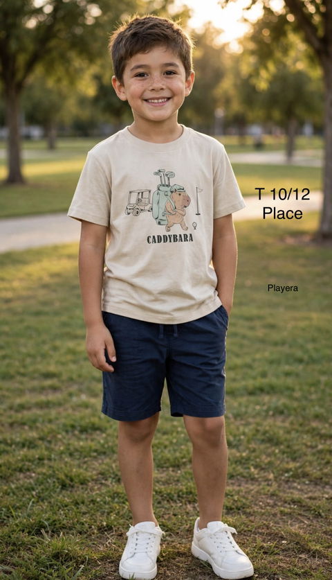 Playera de capibara marca Place T 10/12