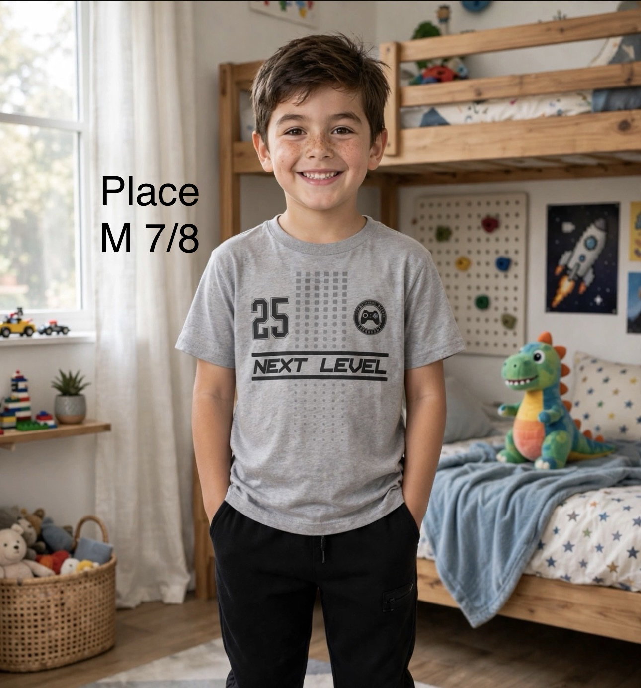 Playera Place de Videojuegos Talla M 7/8