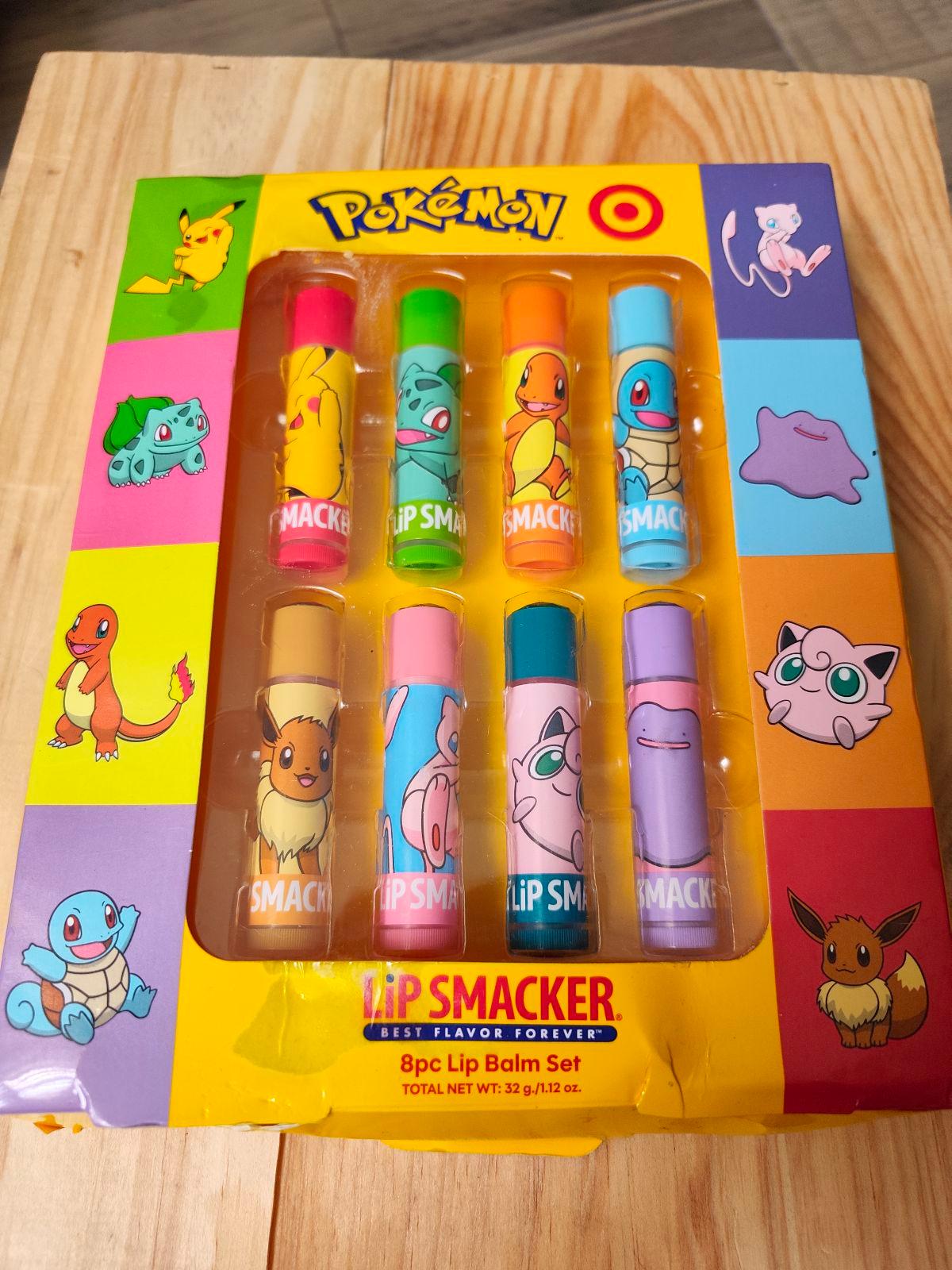 Pokémon 30 Aniversario Target Exclusive | Set Lip Smacker 8 Bálsamos Coleccionables