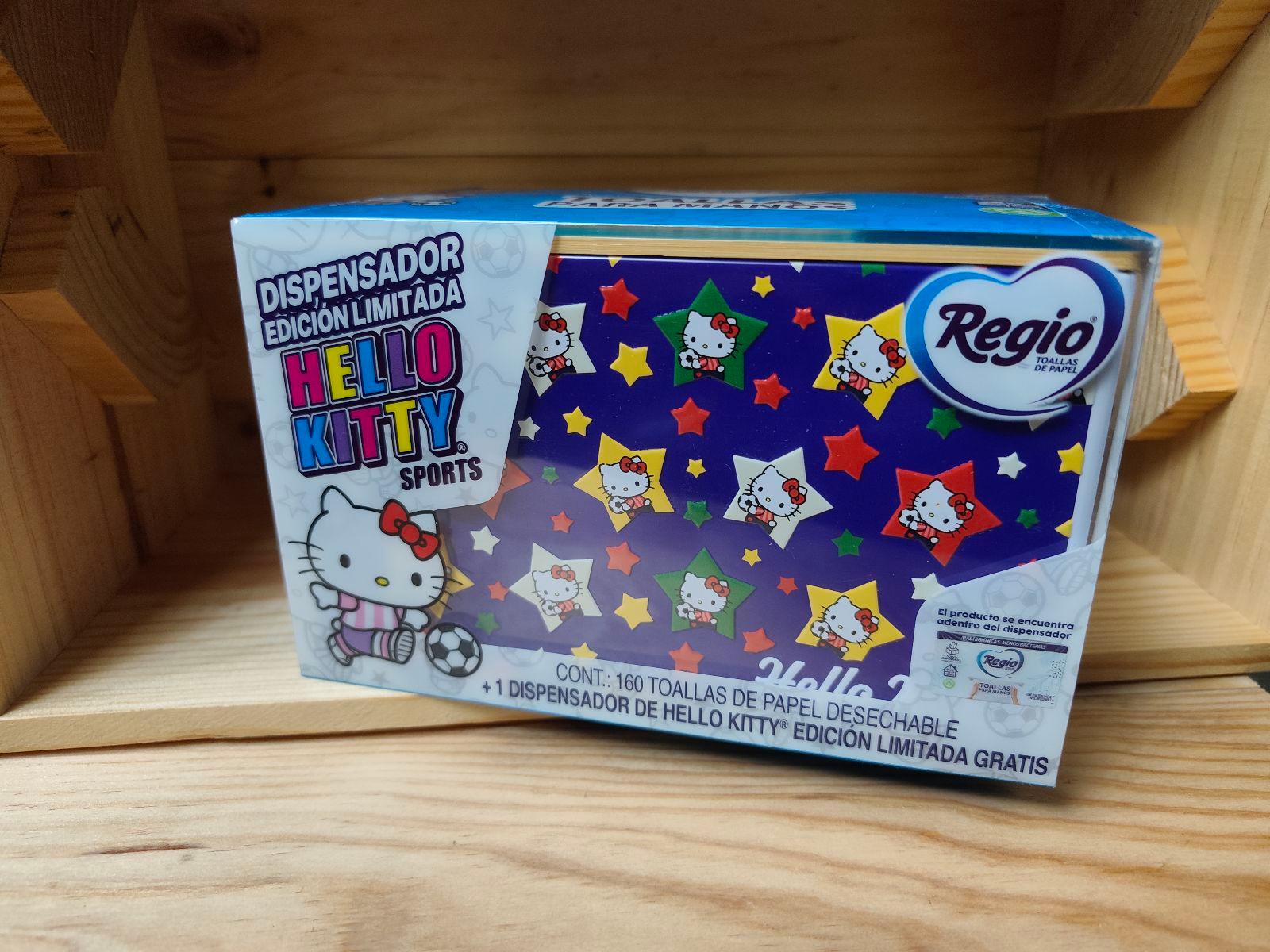 Regio Hello Kitty Sports Edición Limitada | Dispensador + 160 Toallas