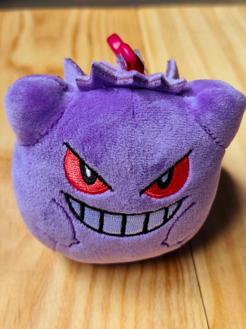 Squishmallows Pokémon Gengar Original Mini Clip con Etiquetas