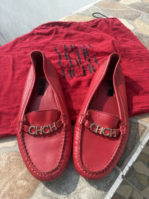 Mocasines Carolina Herrera Talla 4.5 - Buen Estado