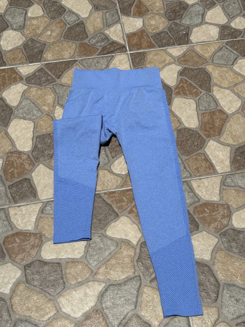 Leggings Push Up Azul en Buen Estado