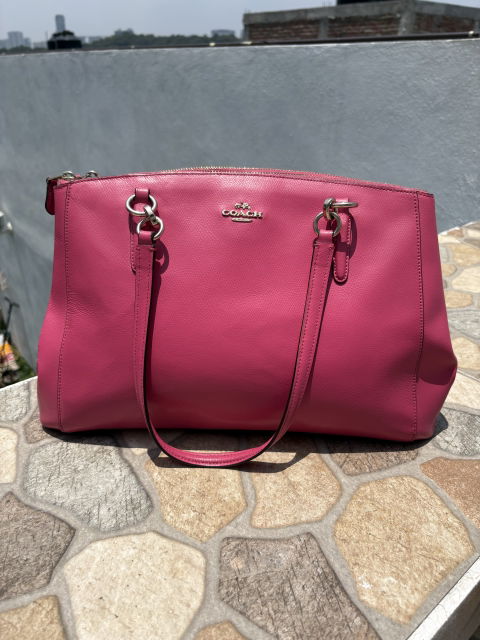 Bolsa Coach Rosa en Buen Estado
