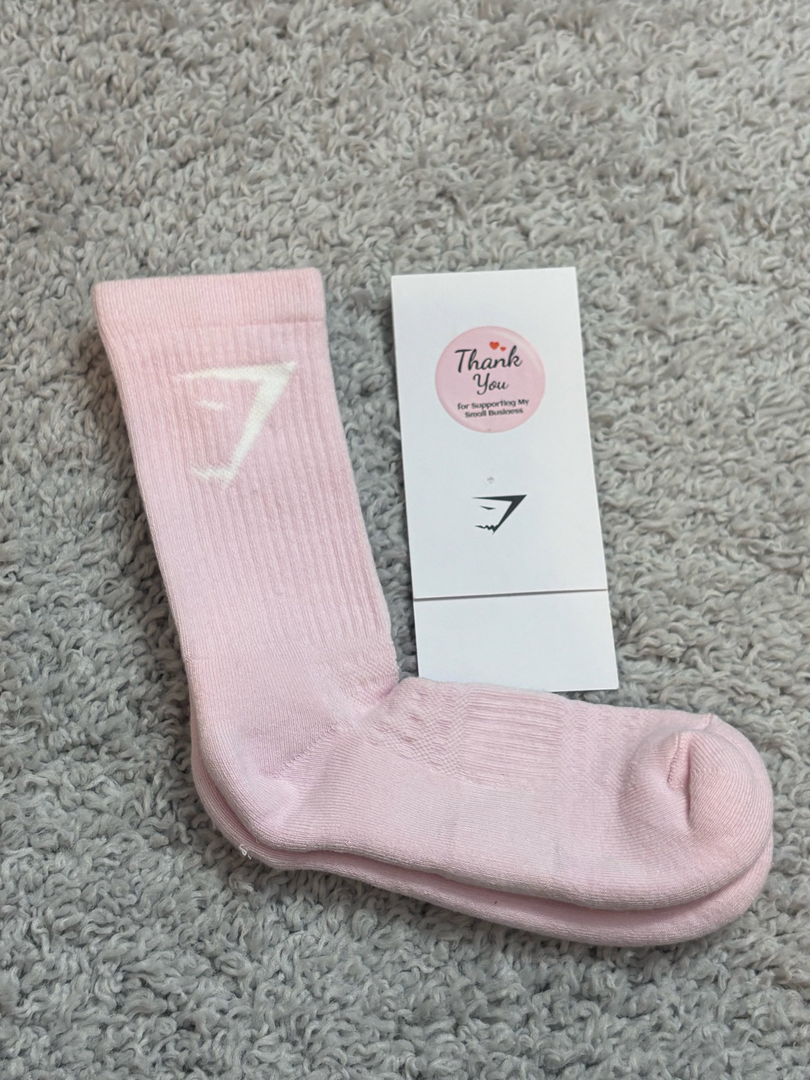 Calcetas Gymshark Rosa Nuevas