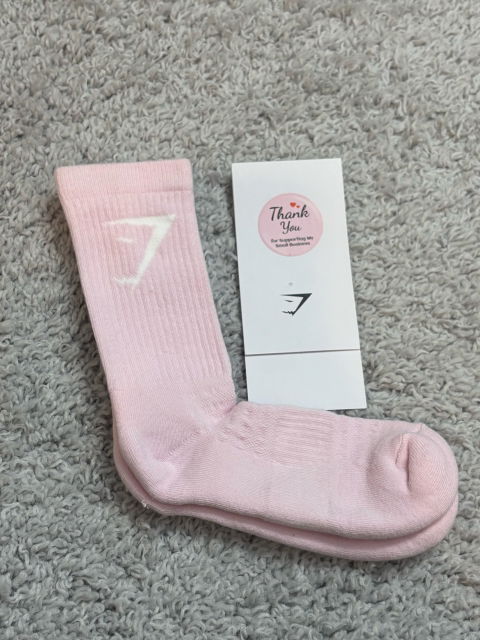 Calcetas Gymshark Rosa Nuevas