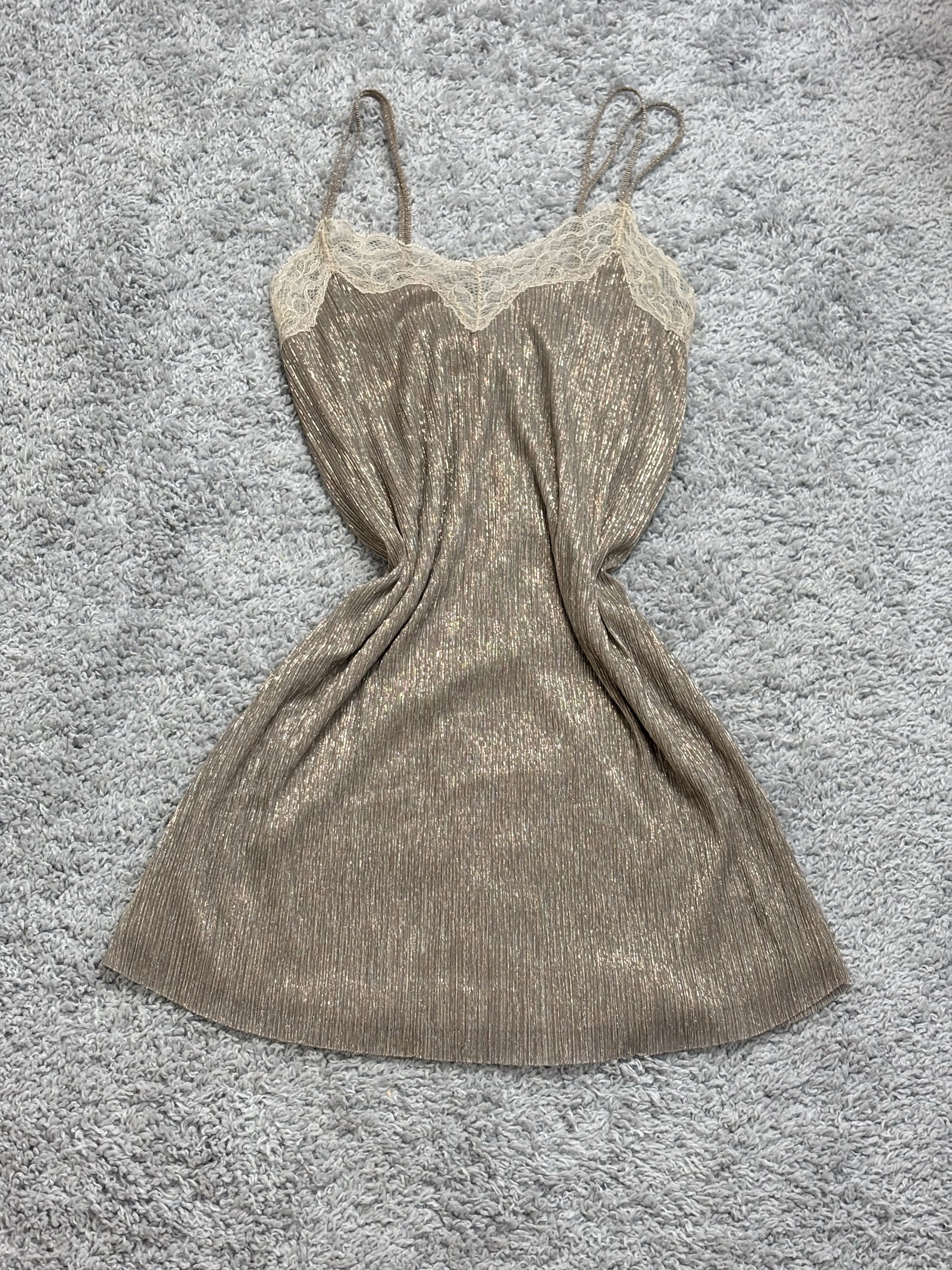 Vestido Zara con Encaje - Talla S/M