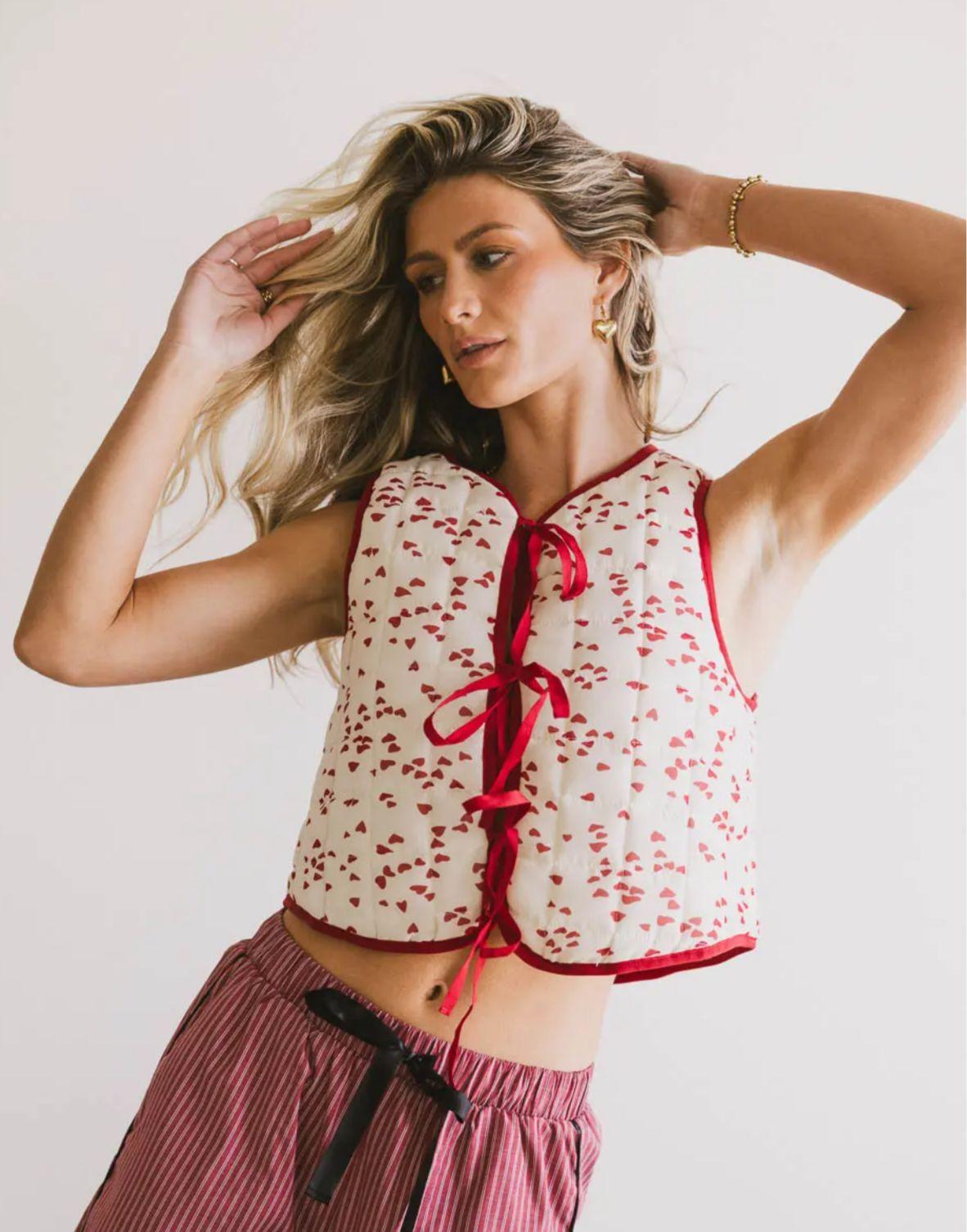 Chaleco corazón nordstrom 