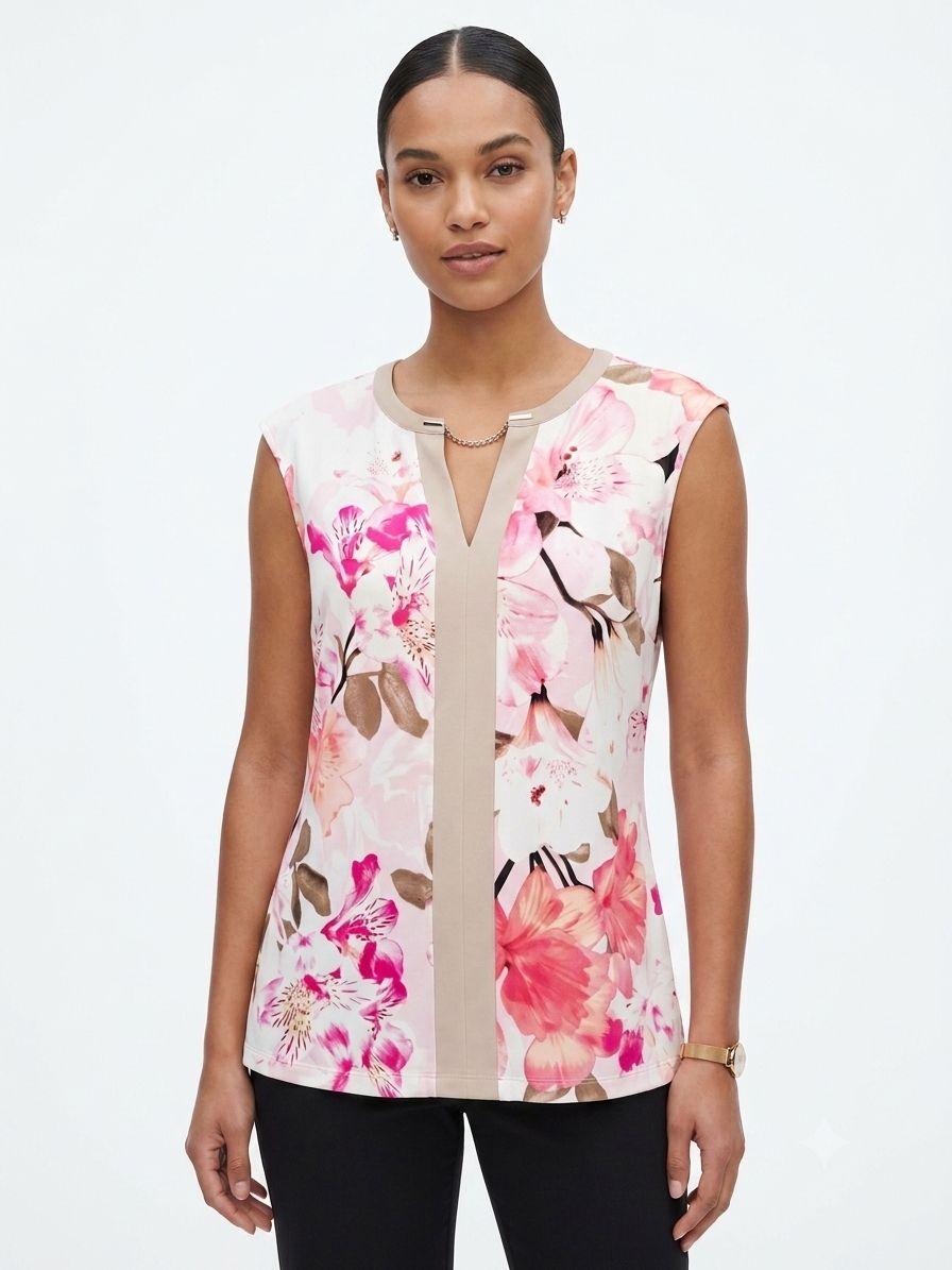 Blusa de Flores Calvin Klein Talla M