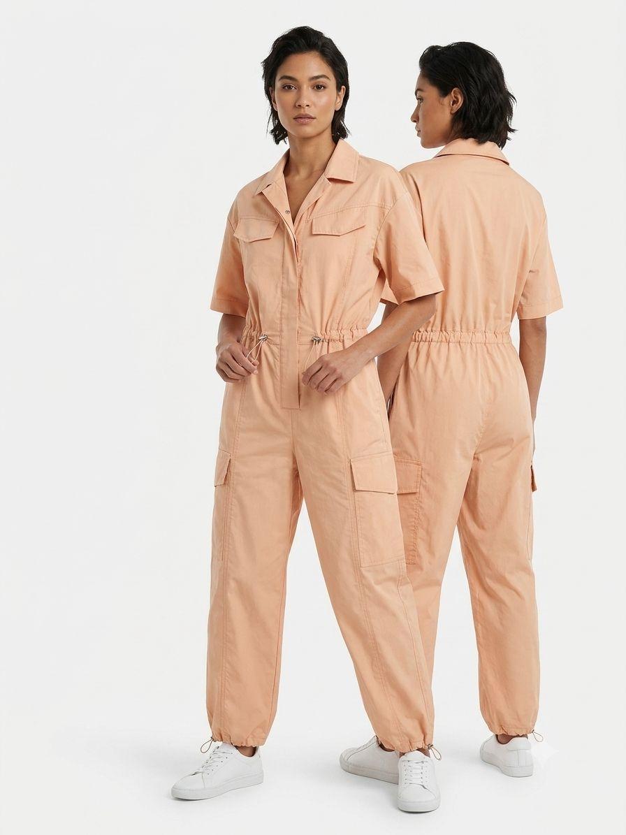 Jumpsuit Zara Talla S Color Salmón