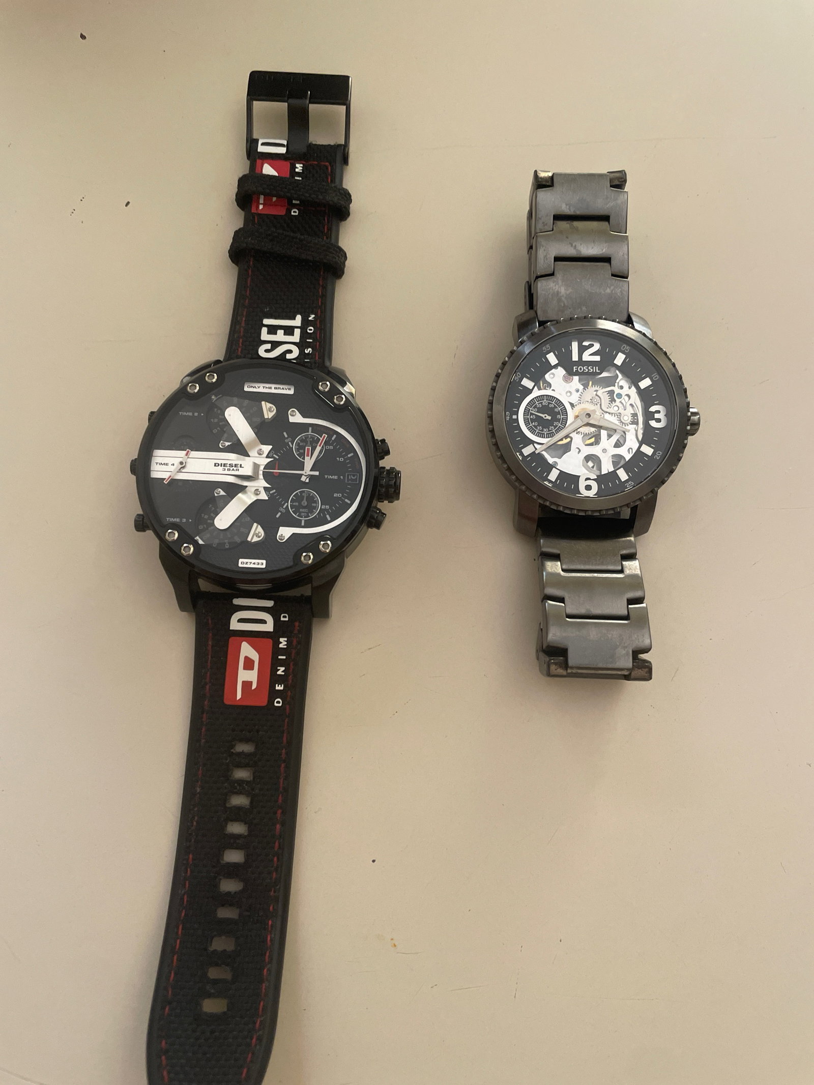Relojes Diesel y Fossil Originales en Excelente Estado