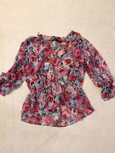 Blusa Zara Talla S con Mangas 3/4 - Colores Verano