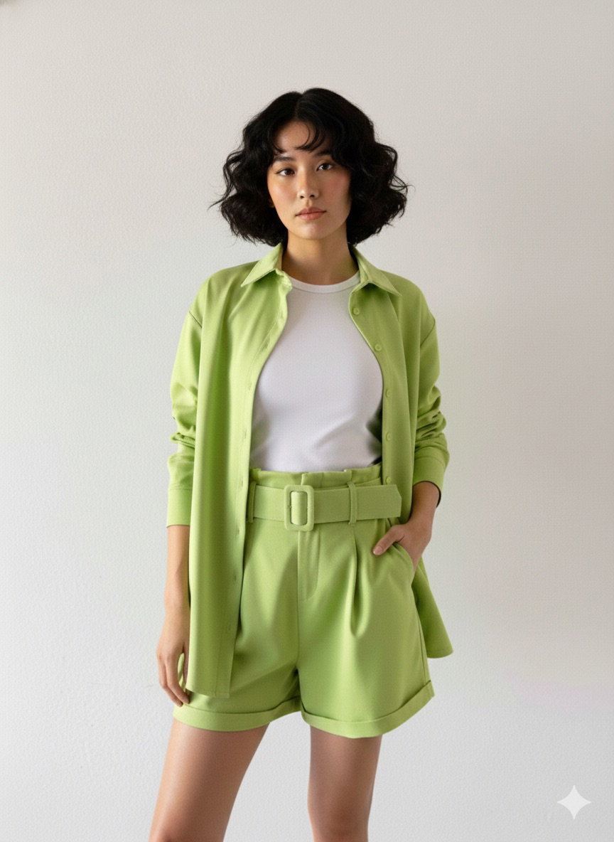 Set short y camisa verde Lima 