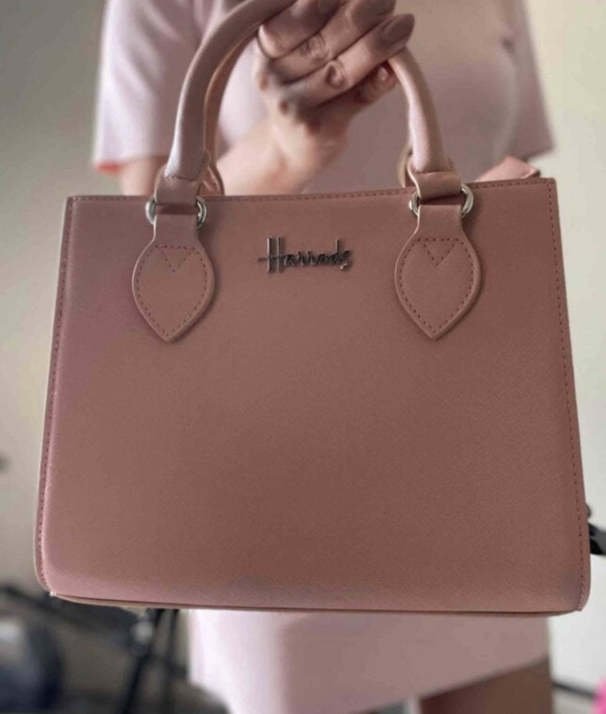 Bolsa de mano rosa