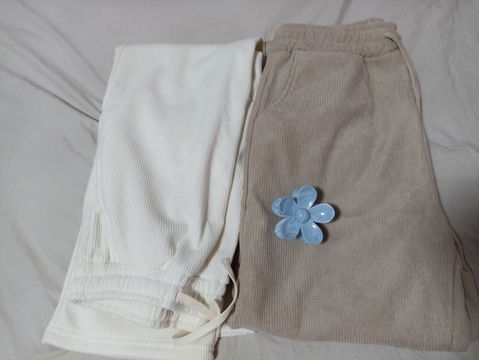 Pantalones tipo pana