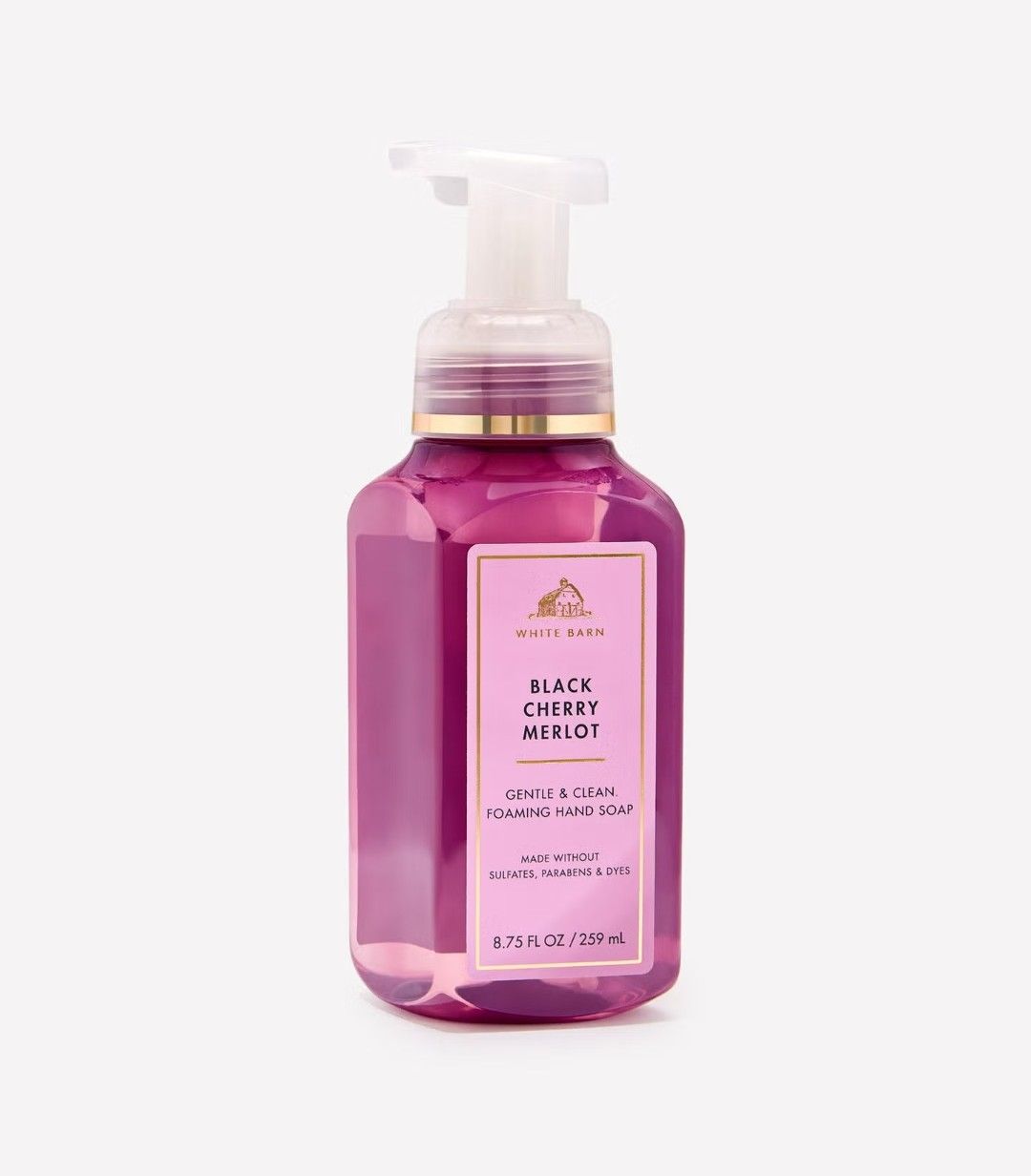 Jabón de Manos Espumoso Black Cherry Merlot de Bath and Body Works 