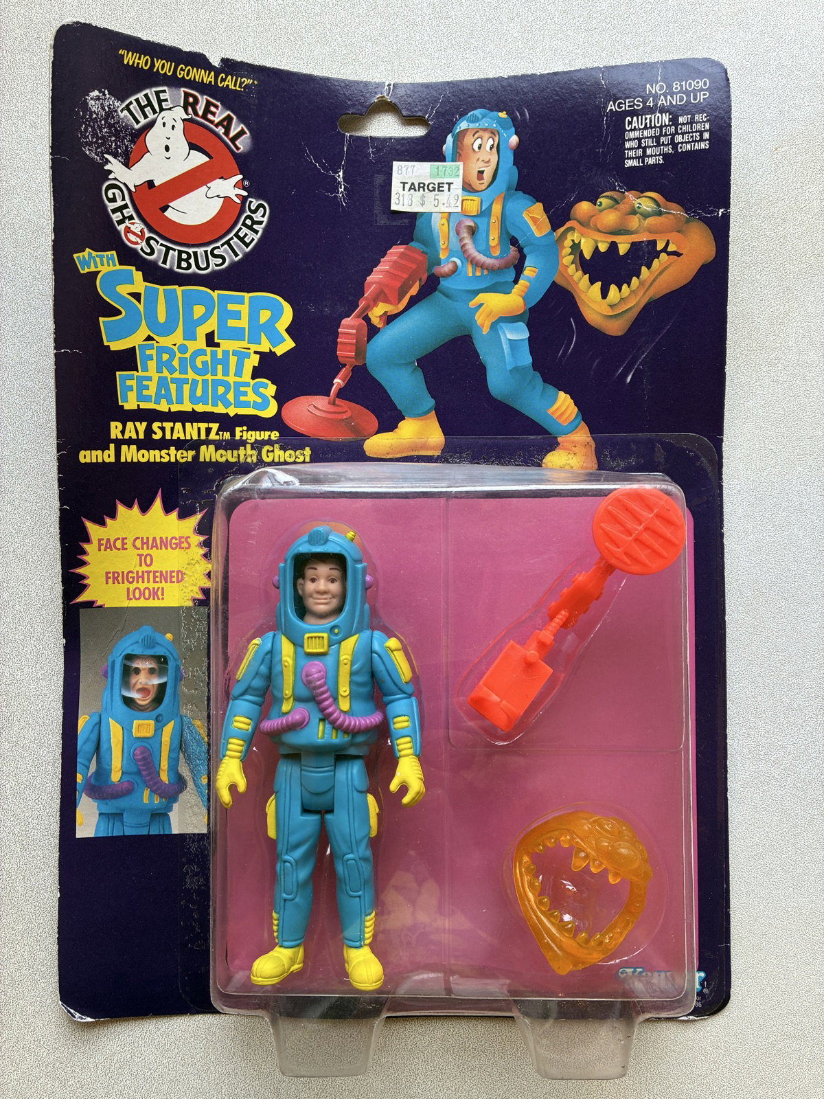 Figura Cazafantasmas Ray Stantz The Real Ghostbusters Super Fright Features