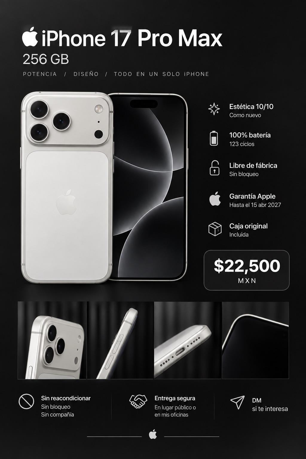 iPhone 17 Pro Max 256 GB