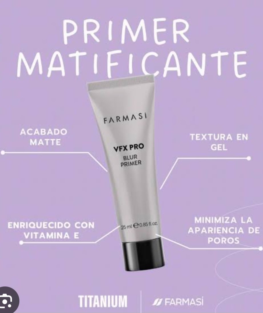 Primer Matificante Farmasi VFX Pro - 25 ml