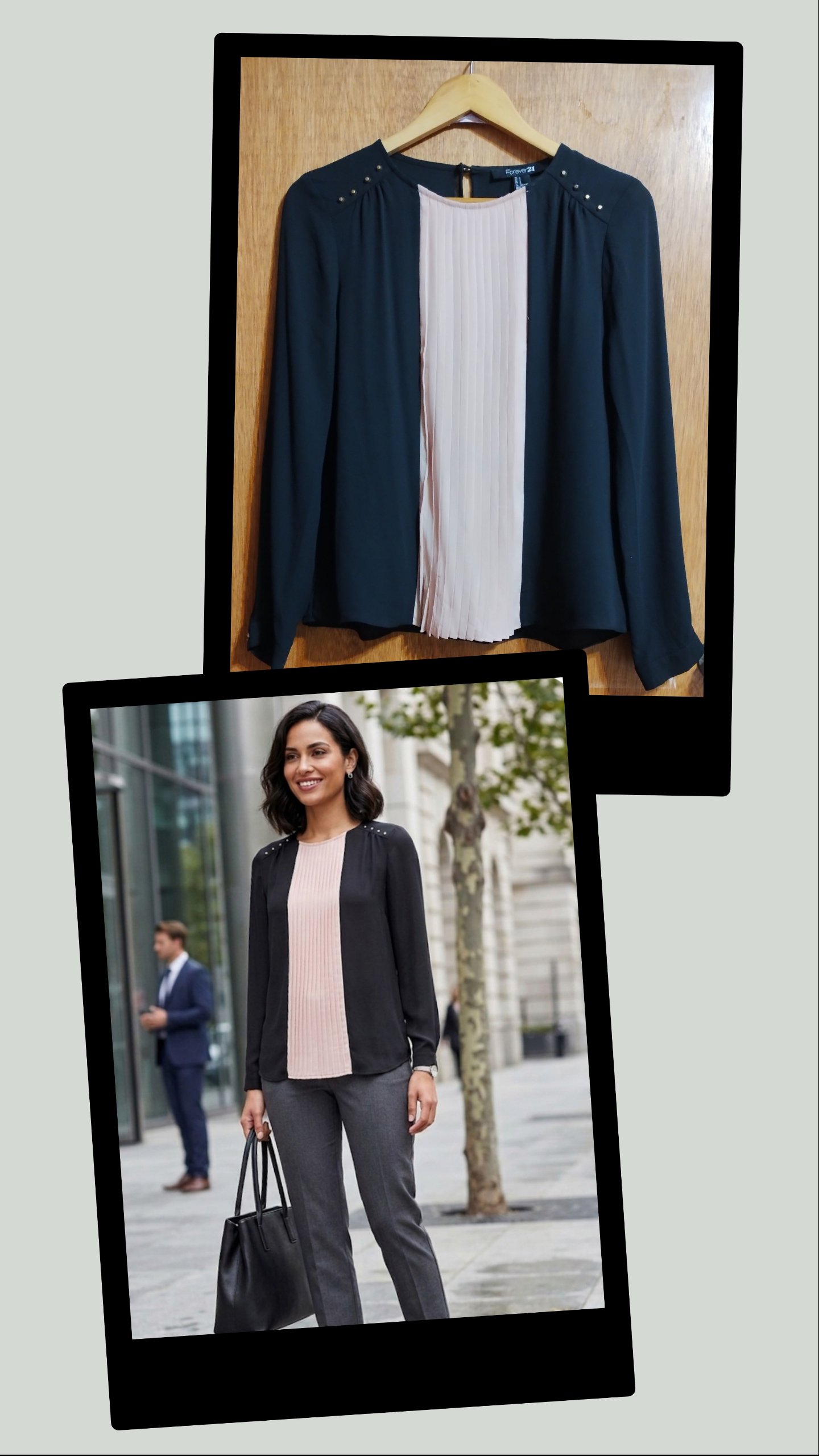 Blusa formal Forever 21 como nueva