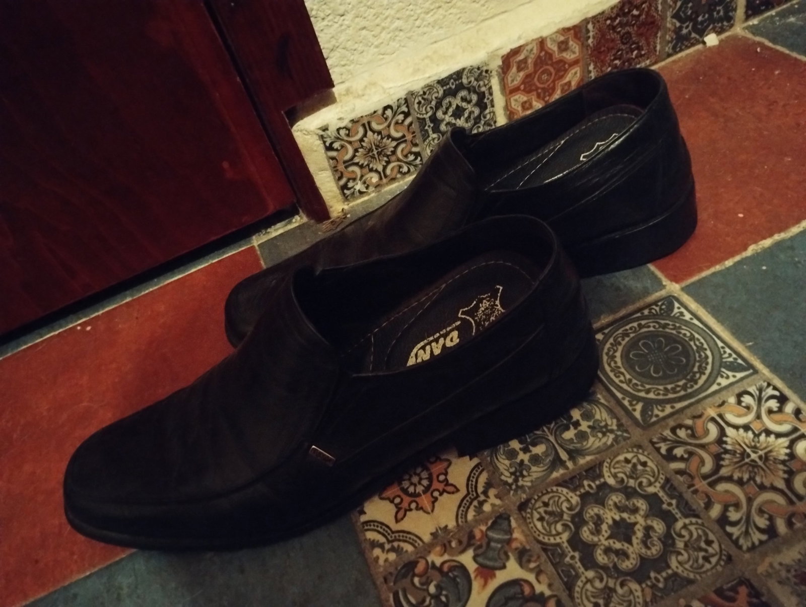 Mocasines Negros de Piel DANY en Excelente Estado
