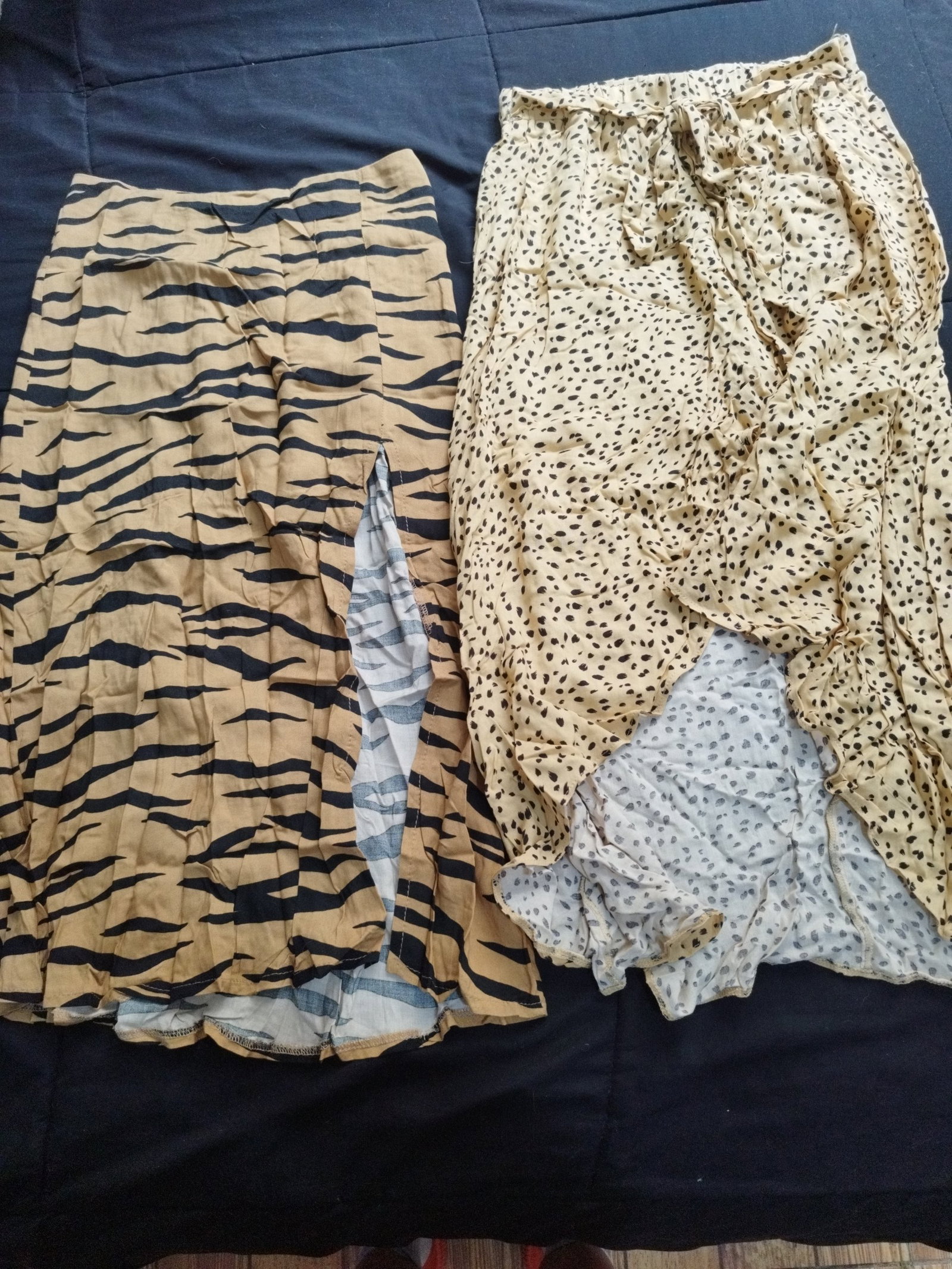 Faldas midi pack animal print 