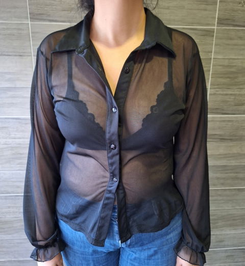 Blusa trasparente