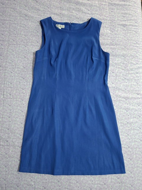 Vestido azul sin mangas de Dressbarn