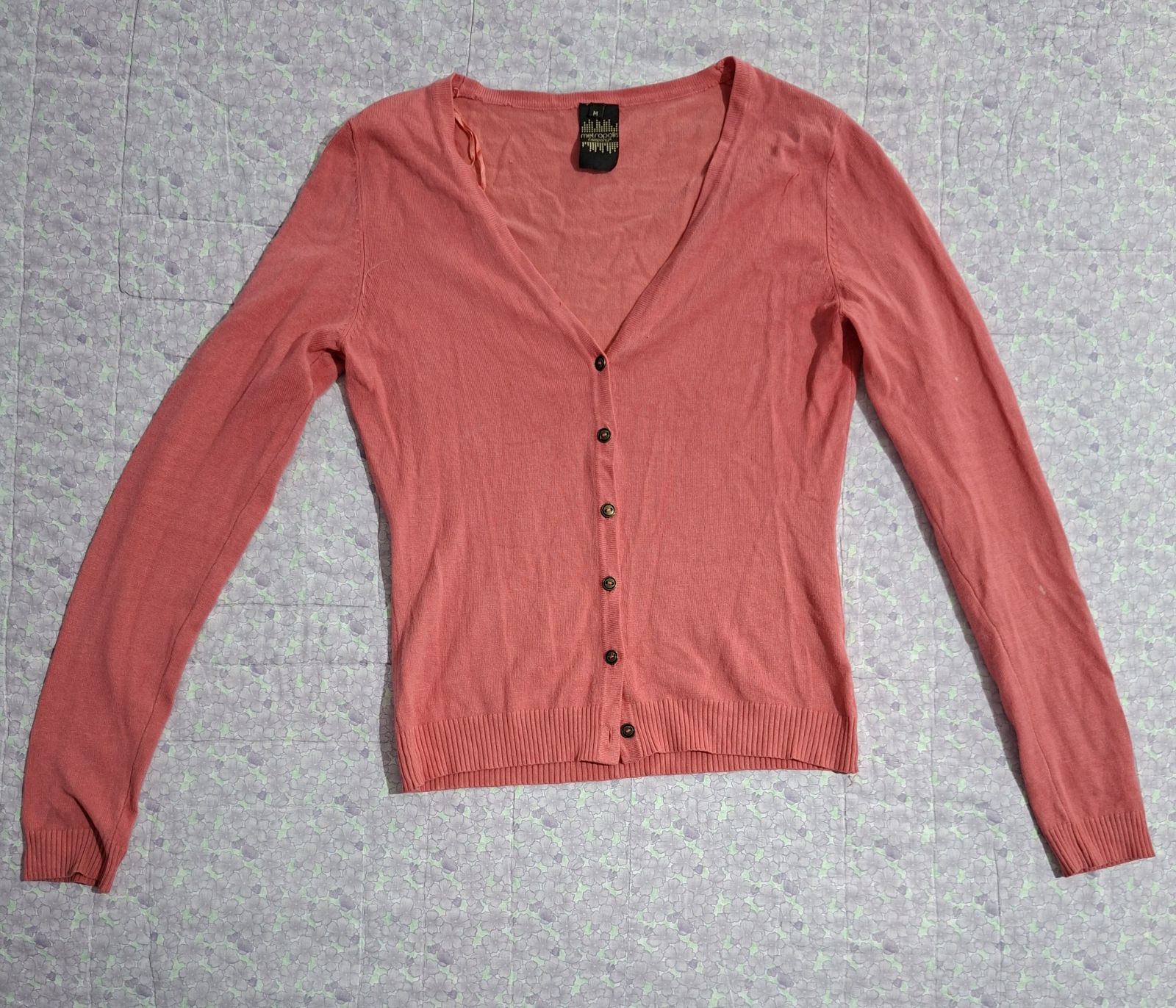 Sueter de mujer color coral talla M