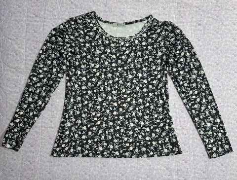 Blusa de Manga Larga con Estampado Floral