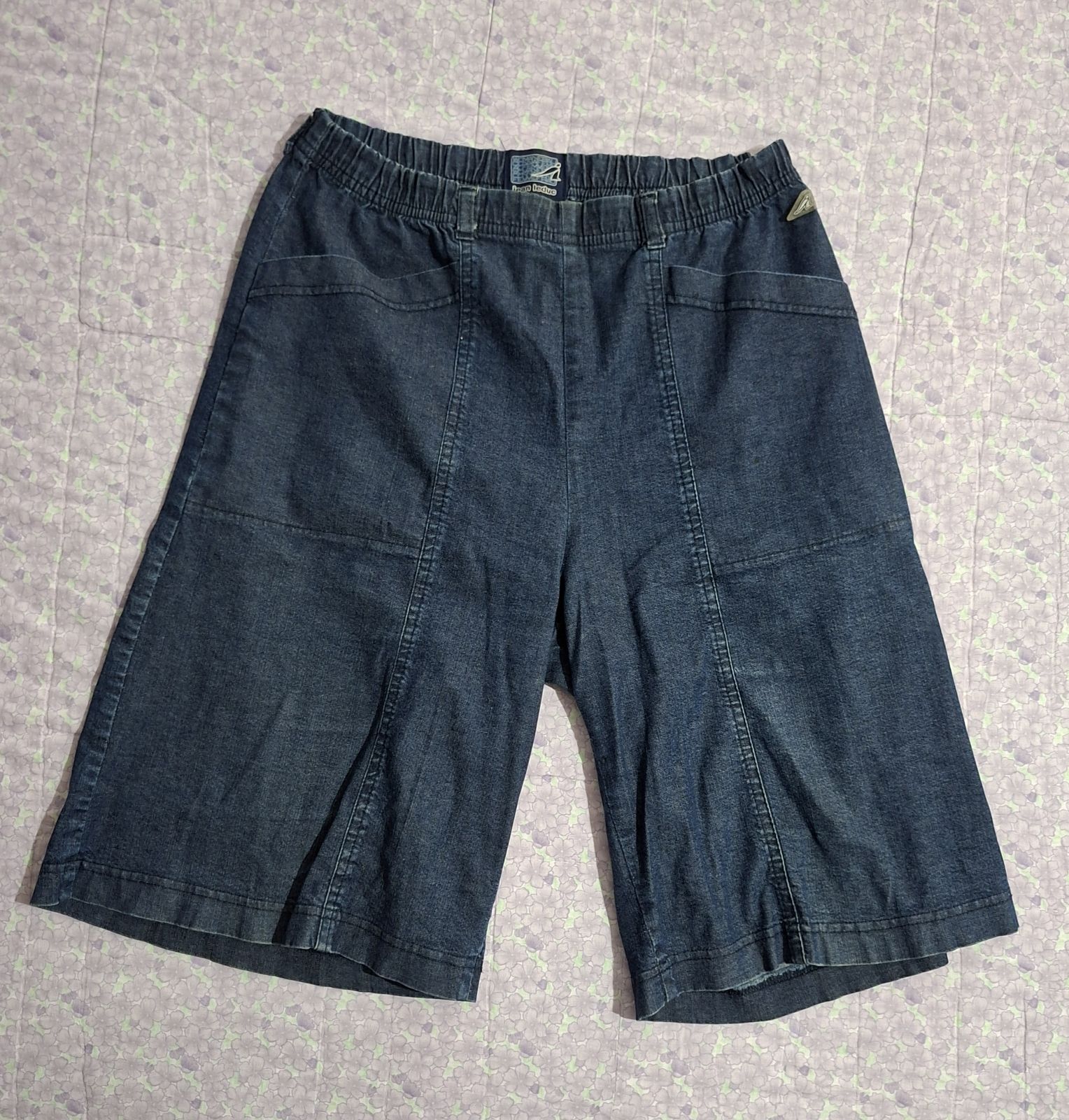 Pantalones cortos de mezclilla azul