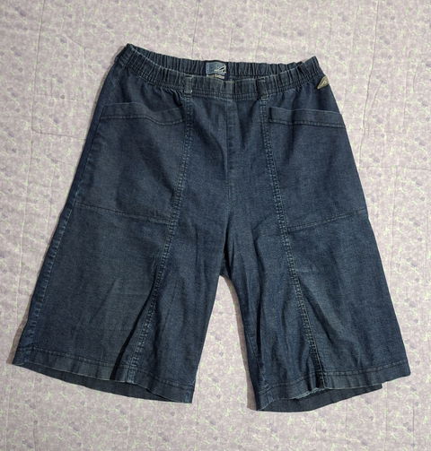 Pantalones cortos de mezclilla azul