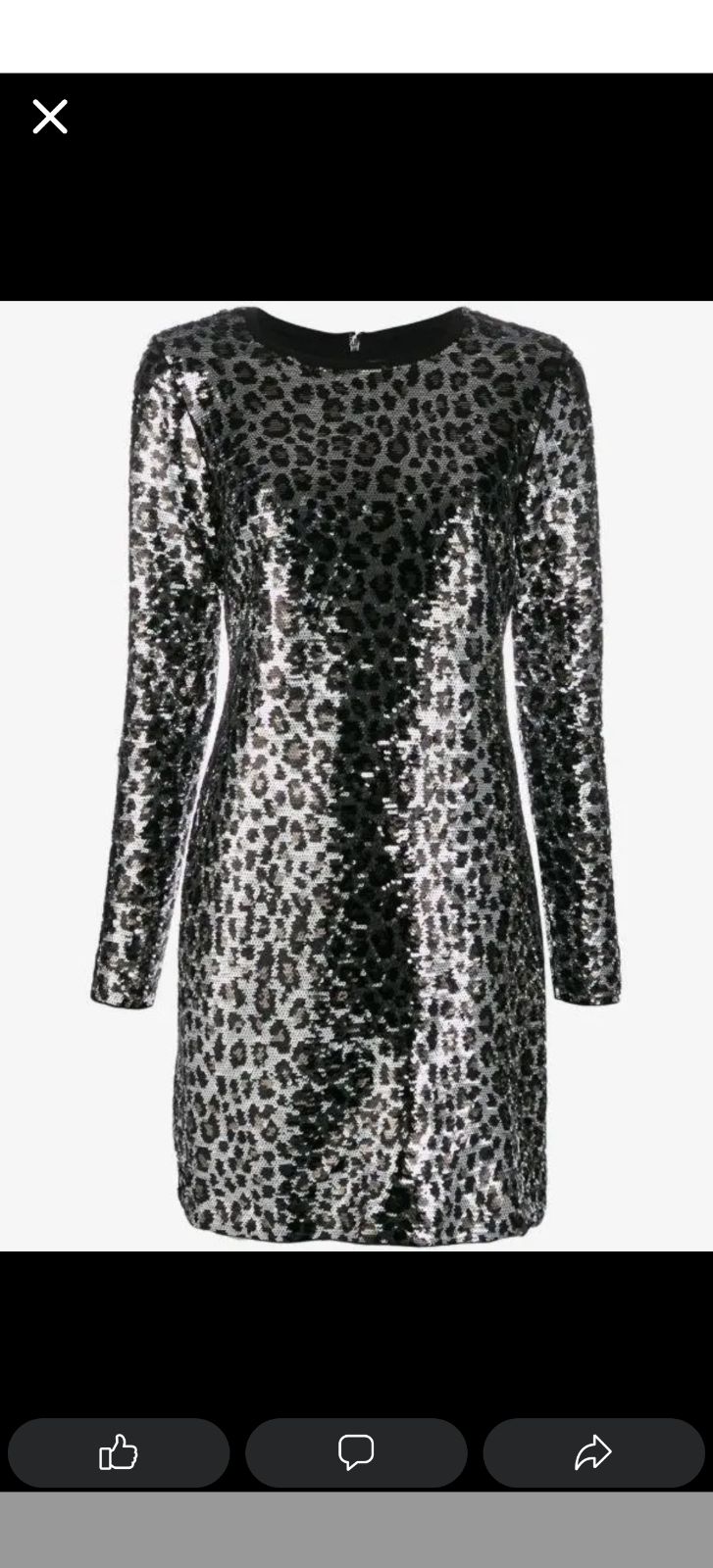 Vestido estampado noche