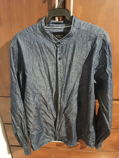 Camisa Lisa Cuello Mao