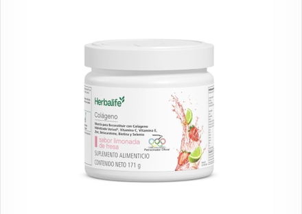 Colágeno en polvo sabor fresa Herbalife 171 g