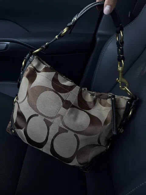Bolso Coach Signature Carly Hobo Vintage