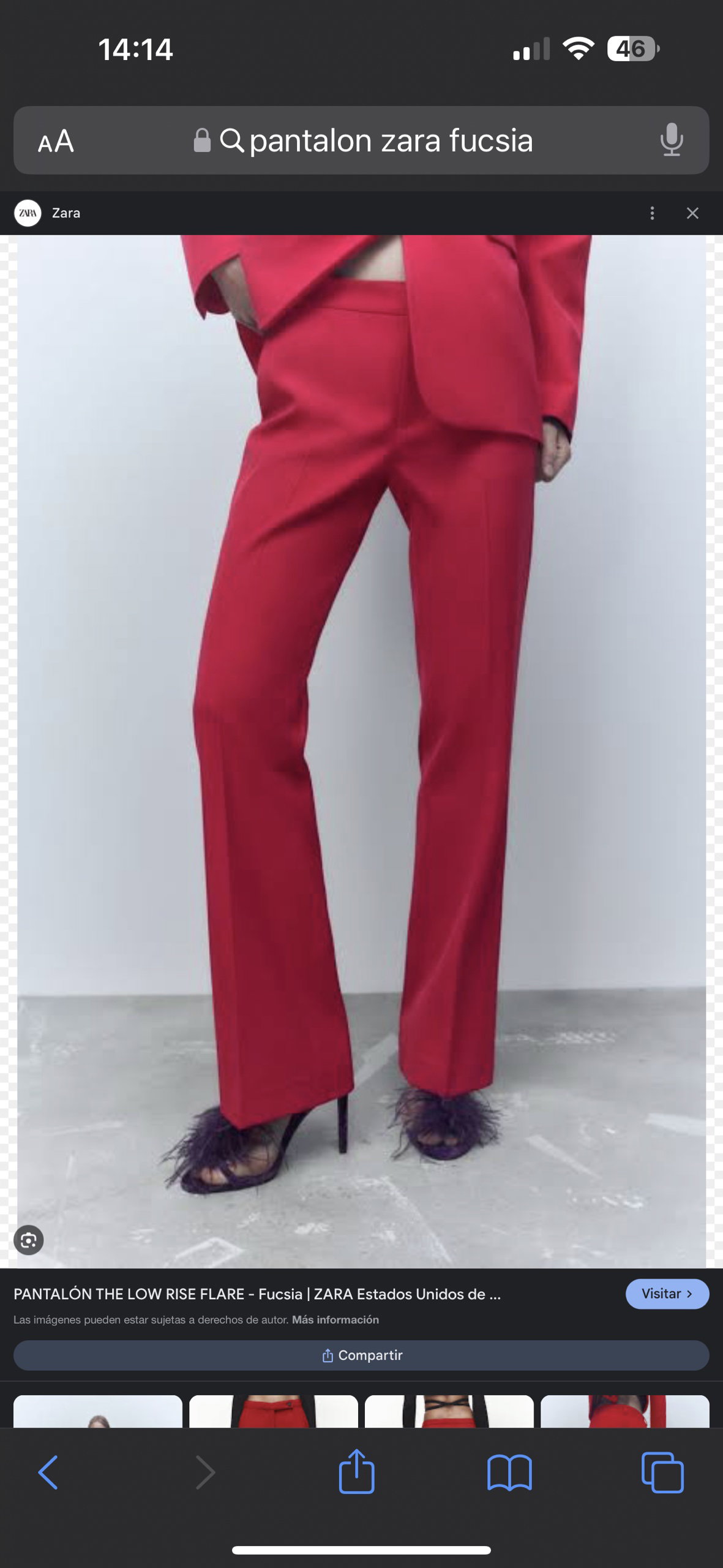 Pantalon Fiuscha zara 